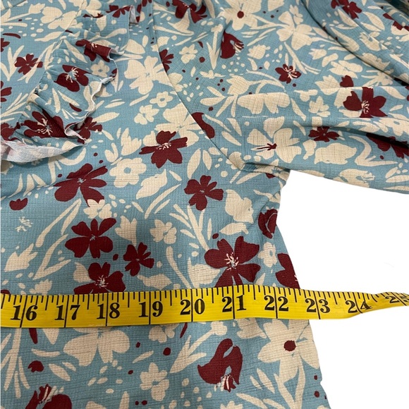 ZARA WOMAN MIDI FLORAL DRESS WITH RUFFLES SIZE L Bloggers Fav - Picture 9 of 13